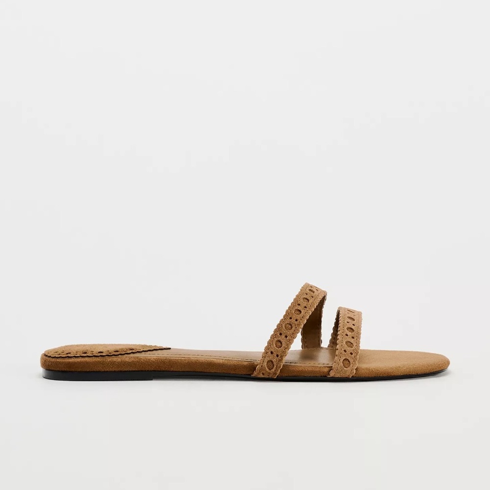 Brown Suede Sandals